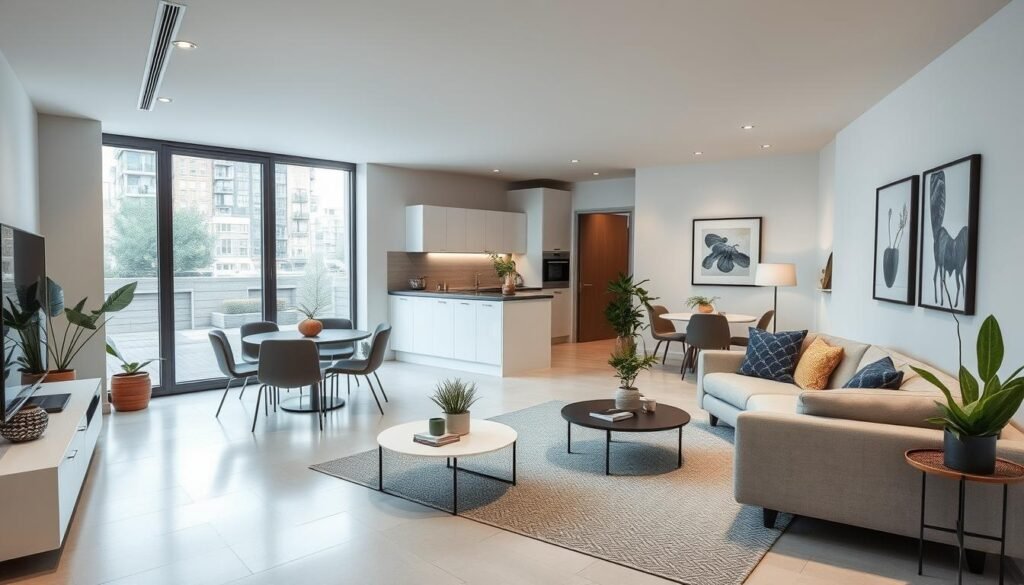 Innovative basement apartment conversions with smart home features