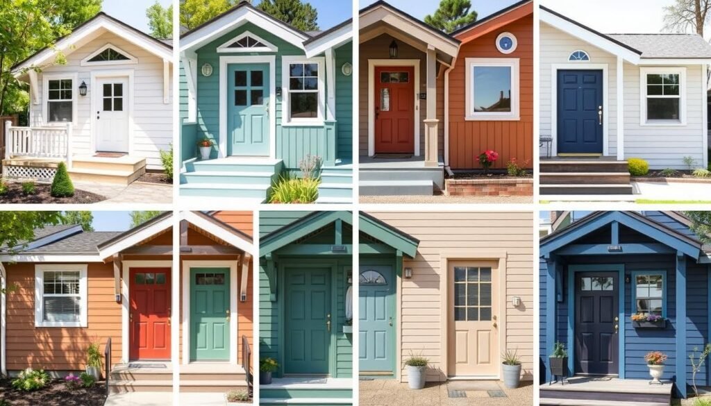 ADU exterior showcasing effective color combinations and paint applications